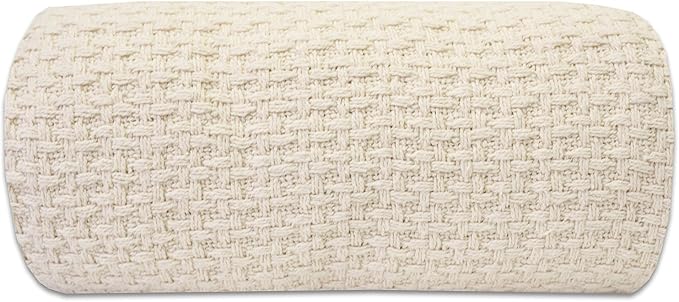 100% Fine Cotton Luxurious Basket Weave Blanket, Full/Queen Size by SweetHomeCollection