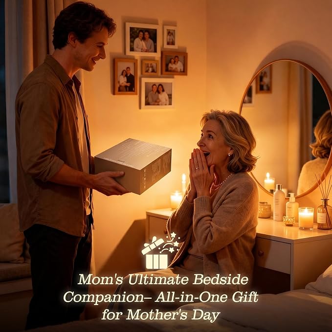 Vivilumens Sound Machine Alarm Clock, Gentle Sunrise Wake Up Light Alarm Clock - Image 2