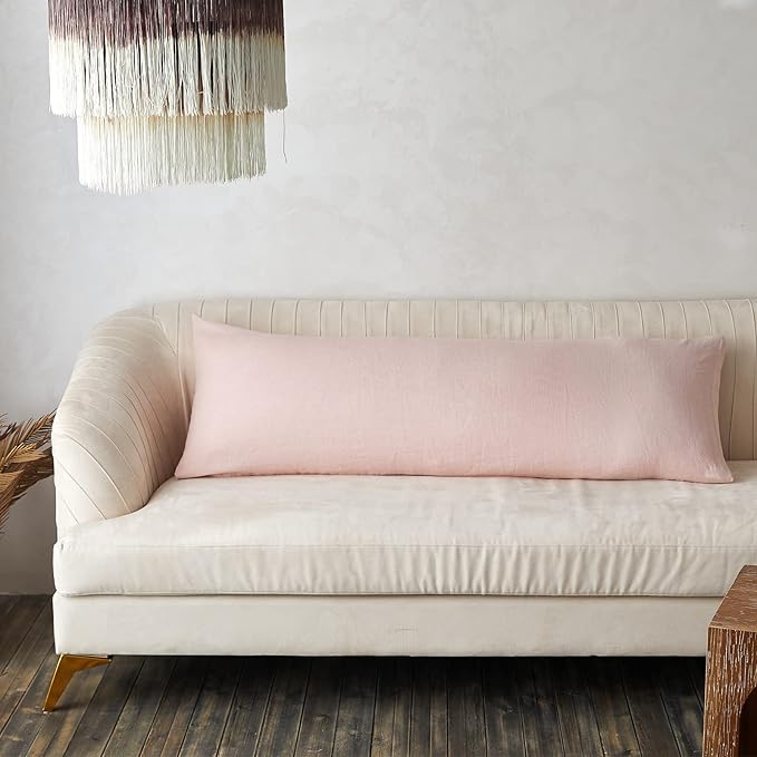 Simple&Opulence Body Pillow Cover 20" x 54", 100% Pure Linen, Ultra Soft and by SimpleOpulence