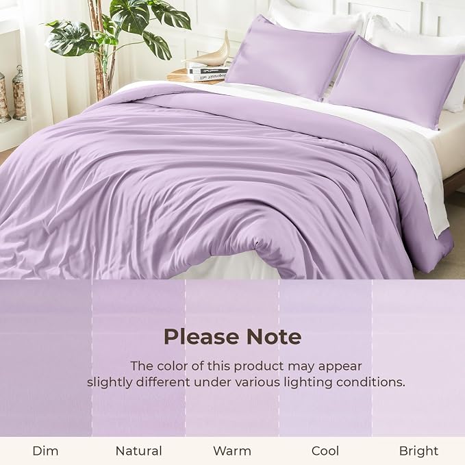 Litanika Lavender Comforter Twin/Twin XL Size, 2 Pieces Boho Lightweight Solid - Image 8