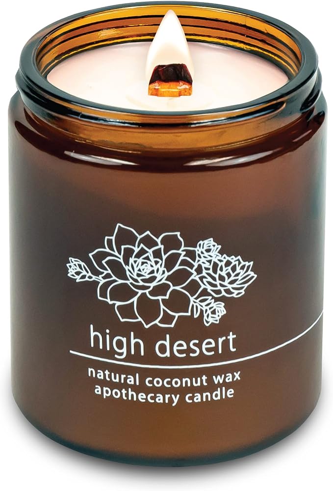 Hemlock Park High Desert Apothecary Hand-Poured Scented Candle | Crackling Wood by HemlockPark