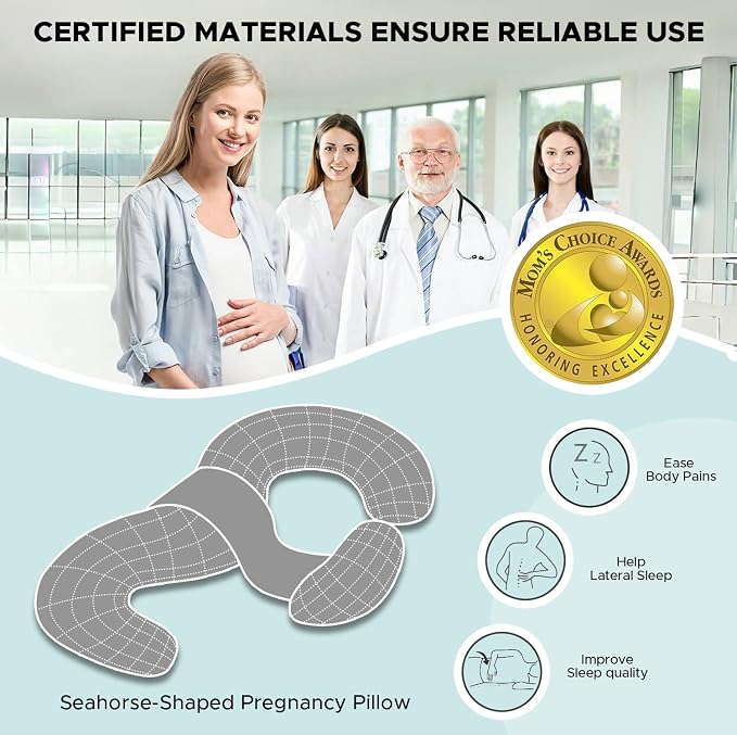 Pregnancy Pillows for Sleeping, E Shaped Maternity Pillow for Pregnant Women - Image 2