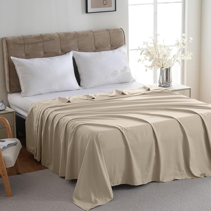 ZPECC Bulk Flat Sheets Only Full Size 6 Pack, Easy Sort Top Bed Sheet by - Image 2