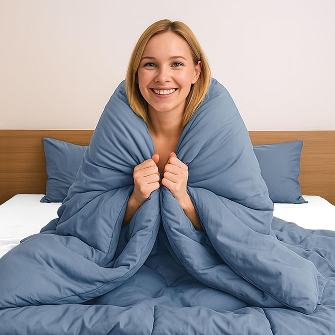 Pure Bedding Duvet Cover Queen Size - Image 6