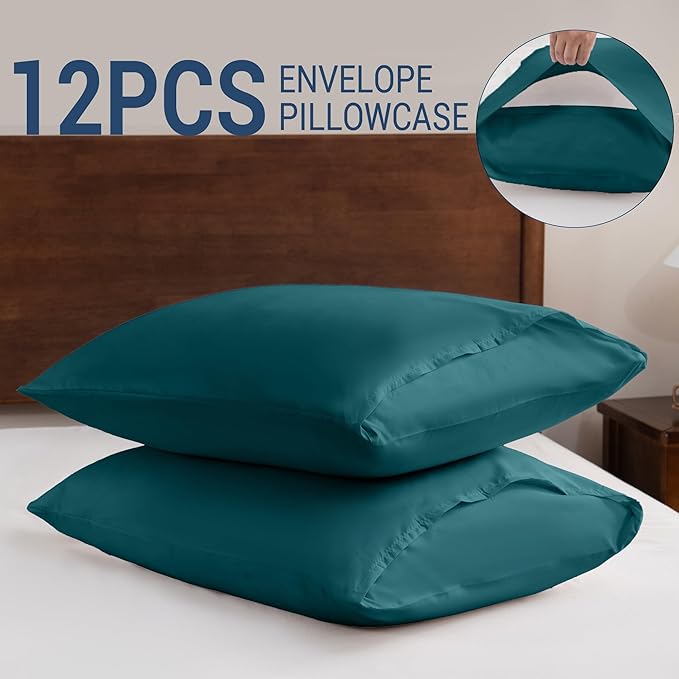 Pillowcases Standard 12 Pack, 20x26 Pillow Cases - Image 5