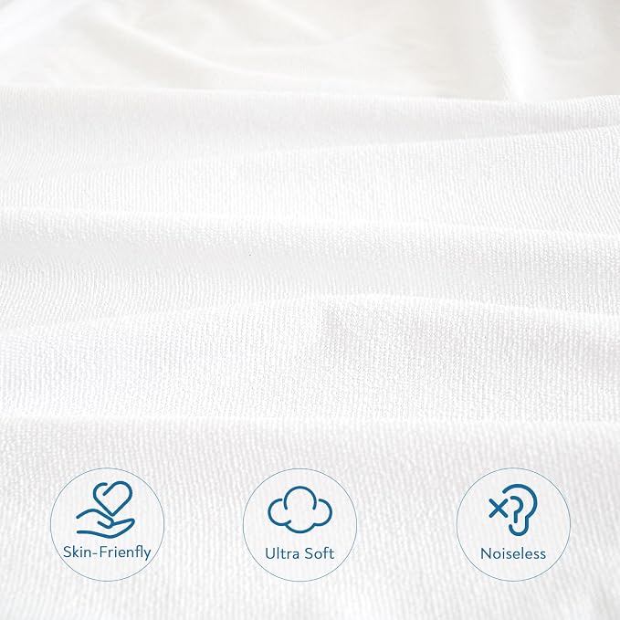 10 Pack Mattress Protector Twin Waterproof Mattress Topper Pad Cover Bed Sheets - Image 5