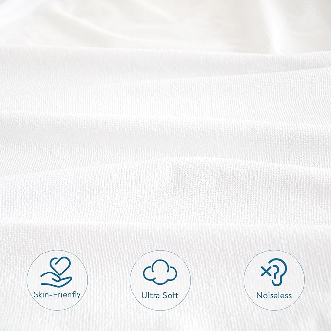 RV Short Queen Terry Mattress Protector Waterproof - Image 5
