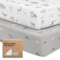 KeaBabies 2-Pack Organic Crib Sheets by KeaBabies