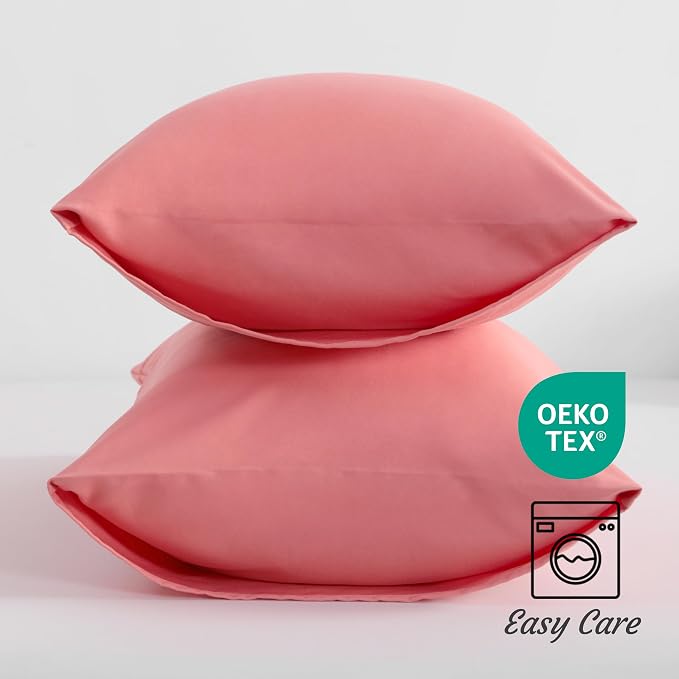 NTBAY Standard Pillow Cases Set of 2, 2 Pack Brushed Microfiber 20x26 Pillow - Image 3