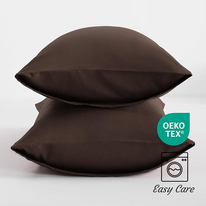 NTBAY Standard Pillow Cases Set of 2, 2 Pack Brushed Microfiber 20x26 Pillow - Image 3