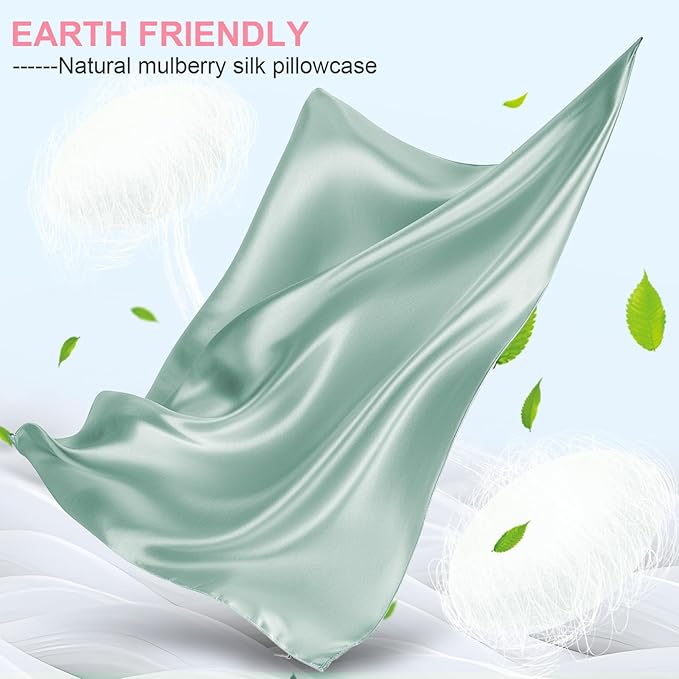 Silk Pillow Cases 2 Pack Standard Size - Image 2
