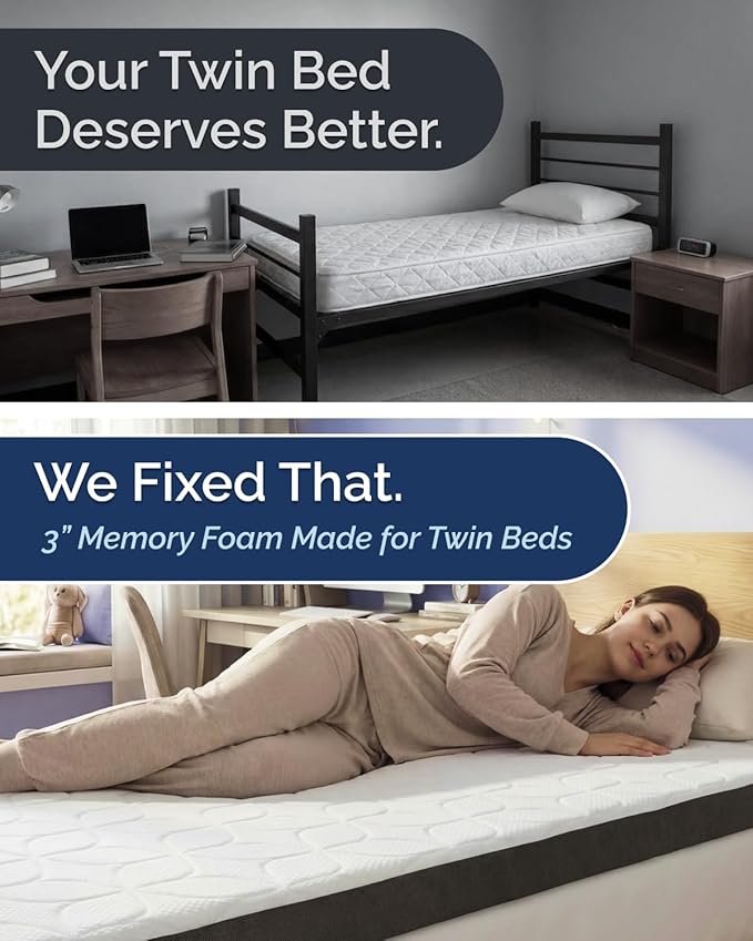 Memory Foam Mattress Topper - Image 2