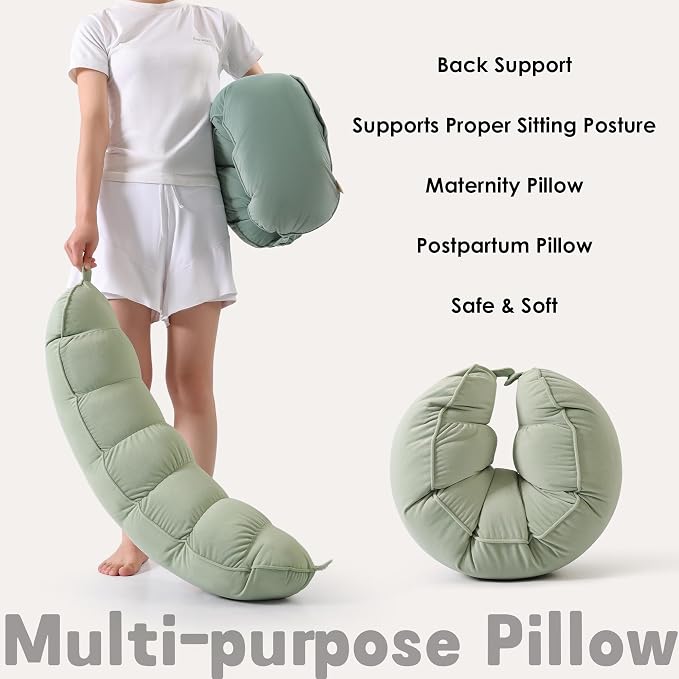 Peallow – Long Round Body Pillow - Image 7