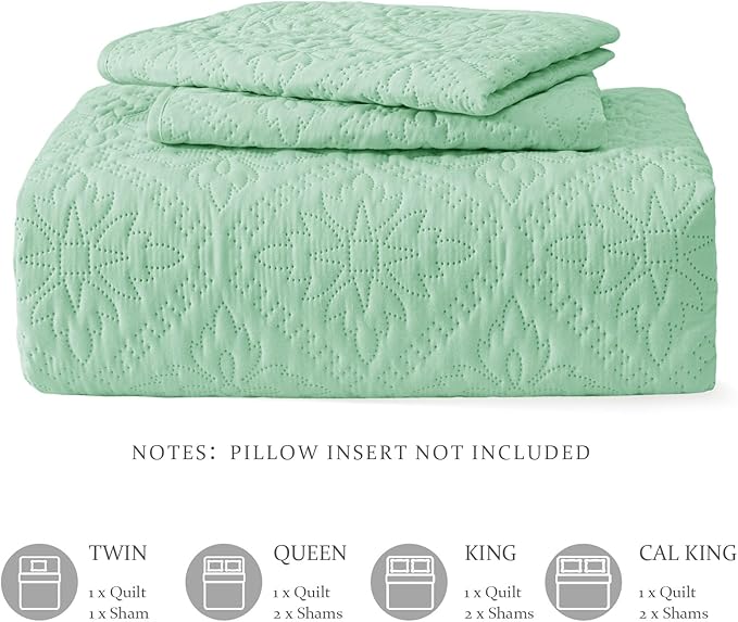 Exclusivo Mezcla Queen Quilt Bedding Set, Lightweight Soft Bedspreads Coverlets - Image 6