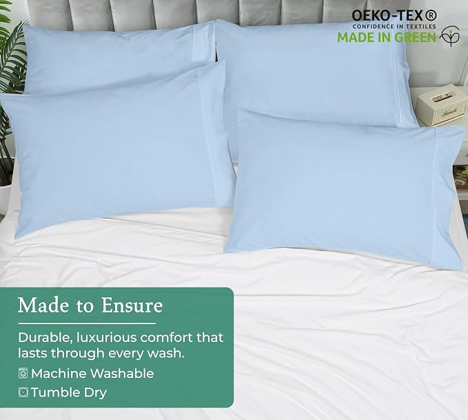 Royale Linens Standard Pillowcase Set of 2 - Image 8