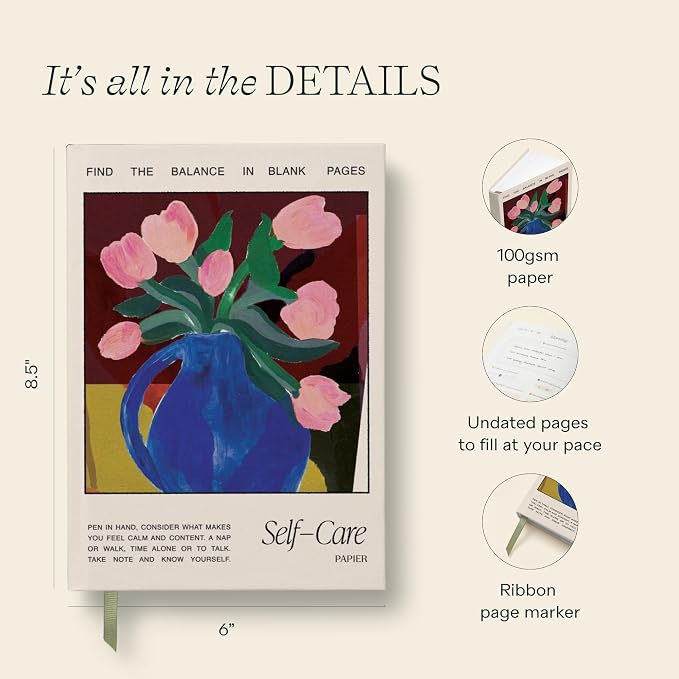 Papier Tulip Vase 12 Week Wellness Journal - Image 5