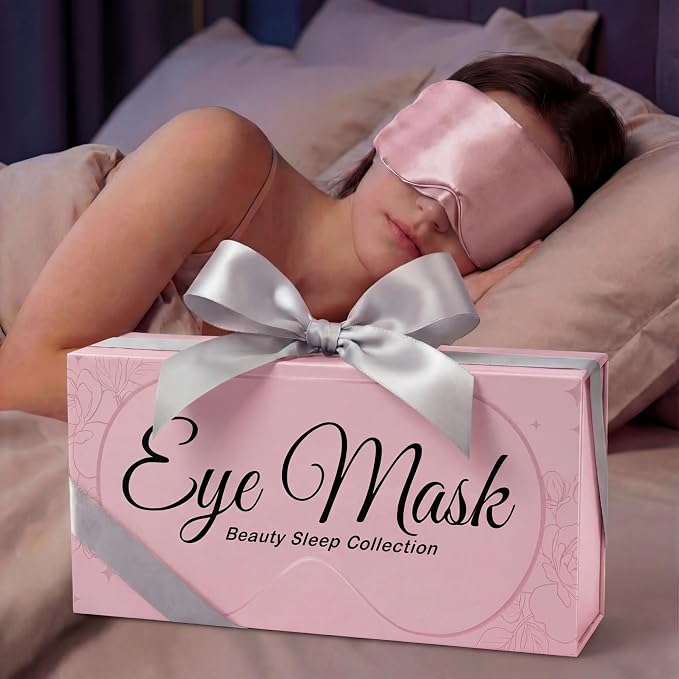 SLEEP SANCTUARY 100% Pure Mulberry Silk Sleep Mask - Image 8