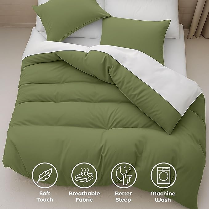 Pure Bedding Duvet Cover Queen Size - Image 4