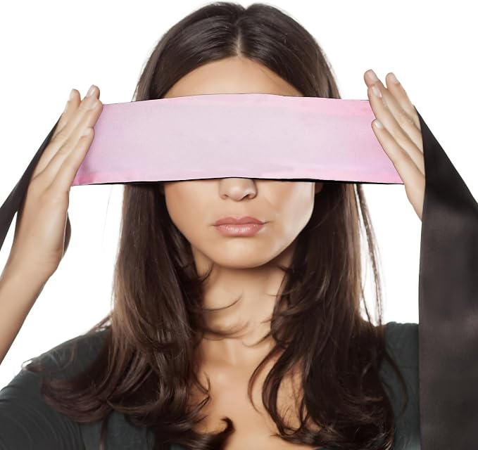 FRESHME 2pcs Satin Blind Eye Sleeping Mask - Image 7