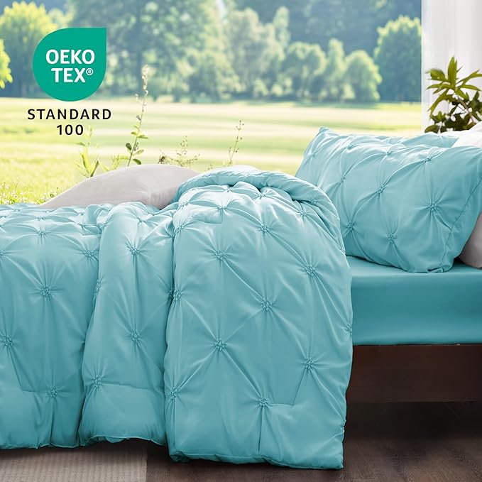 BEDELITE Macaron Blue Queen Comforter Set - Image 3