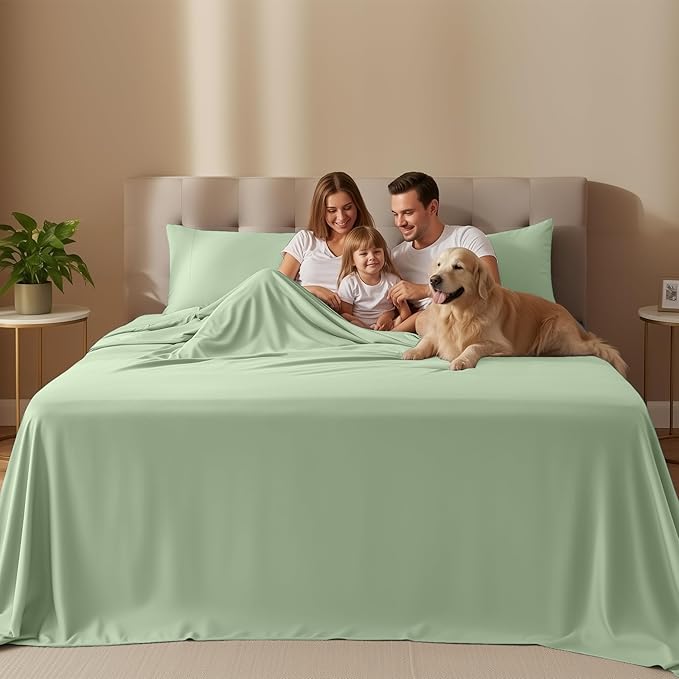Utopia Bedding Full Sheet Set – 4 Piece Bed Sheets - Image 2