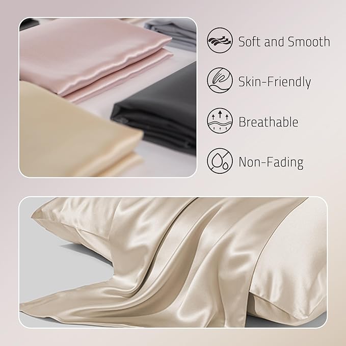 Gabire Mulberry Silk Pillowcase - Image 2