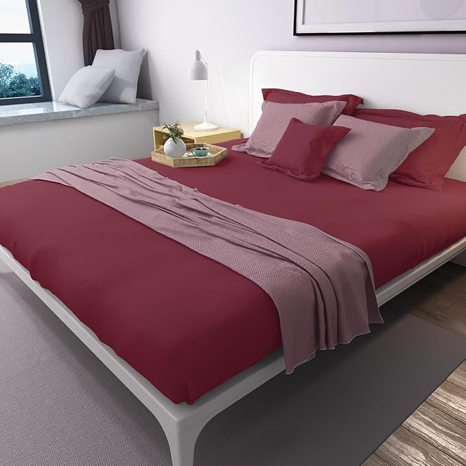 Lirex Flat Sheet, Queen Size Extra Soft Brushed Microfiber 1800 Microfiber Flat - Image 5