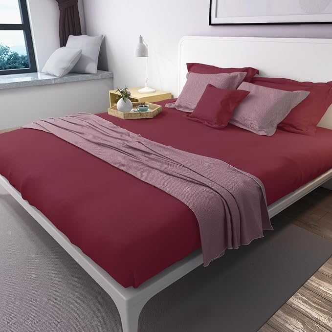 Lirex 2-Pack Queen Size Flat Sheet Set, Ultra-Soft Brushed 1800 Microfiber - Image 6