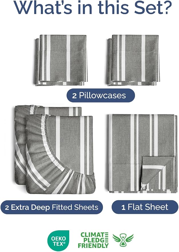 Extra Deep Split King Sheet Set - Image 2