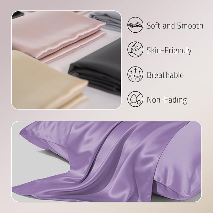 Gabire Mulberry Silk King Size Pillow Cases - Image 2