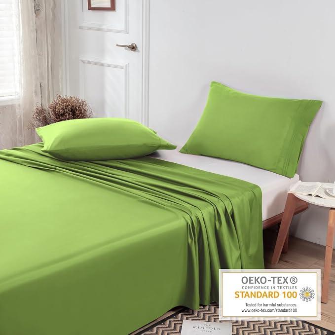 Lirex Flat Sheet, Queen Size Extra Soft Brushed Microfiber 1800 Microfiber Flat - Image 4