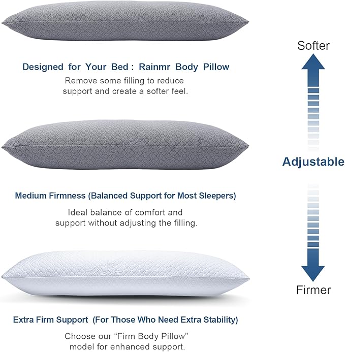 Rainmr Thick Memory Foam Body Pillow - Image 6