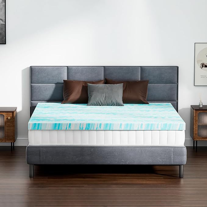 DUMOS Mattress Toppers Memory Foam Full Size, 3 Inch Thick Bed Topper Pad - Image 7
