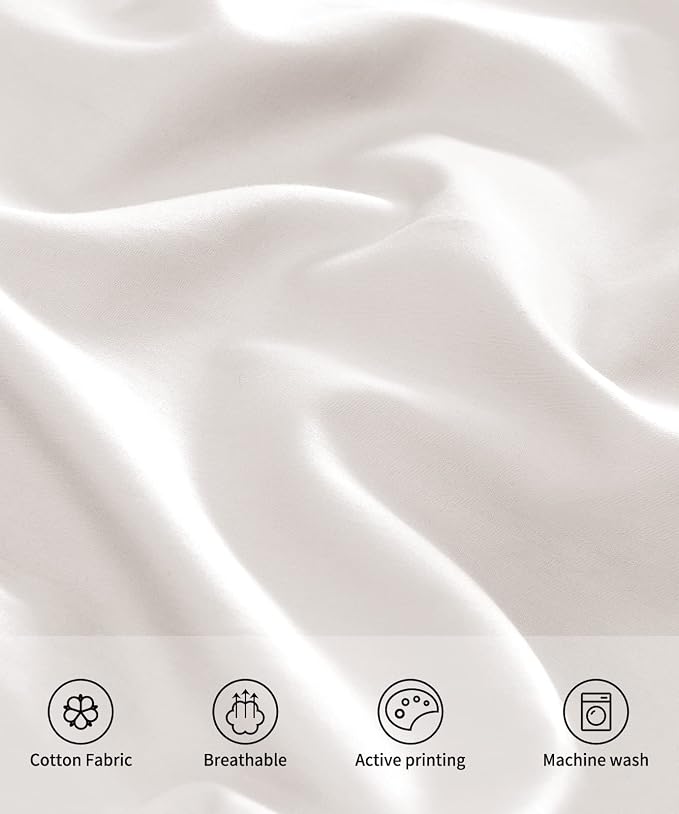 Warmstar Cotton Body Pillow Cover 1 Pack, 600 Thread Count Body Pillow case - Image 3