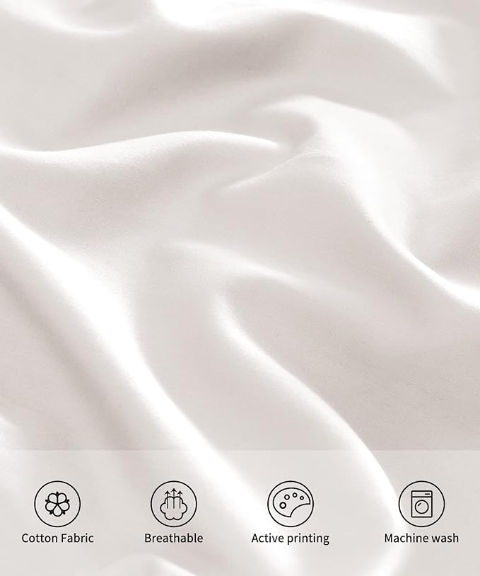 Warmstar Cotton Pillow Cases Queen Size Set of 2, 600 Thread Count Pillowcases - Image 3