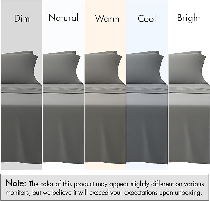 RUVANTI 100% Cotton Sheets – Queen Size Percale Bedding, Cooling & Breathable - Image 7