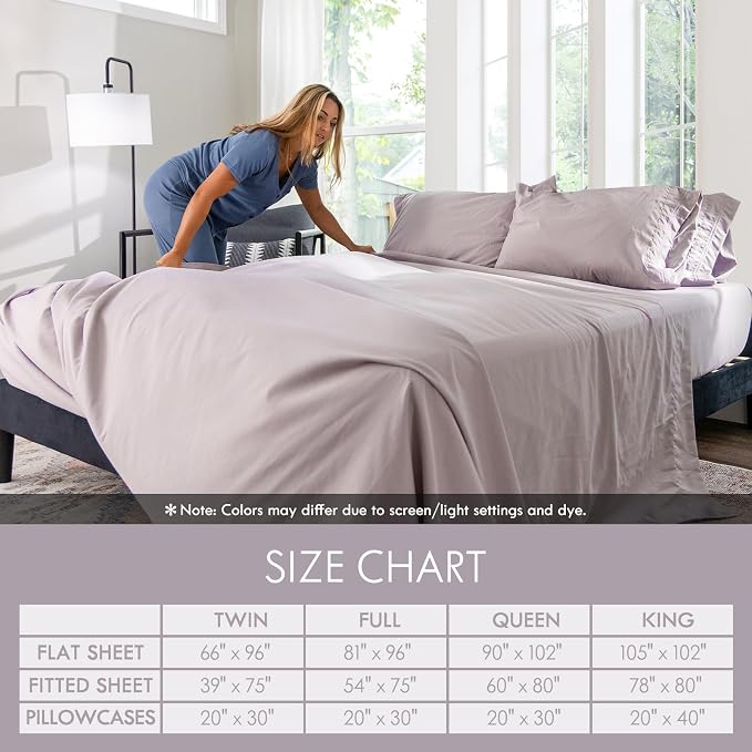 ClevaHome Twin Size Sheet Set - Image 6