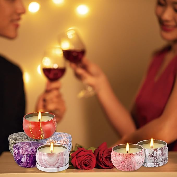24-Piece Smokeless Scented Candle Set - Image 4