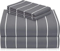 LuxClub 4 PC King Size Sheet Set, Breathable Luxury Bed Sheets, Deep Pockets by LuxClub