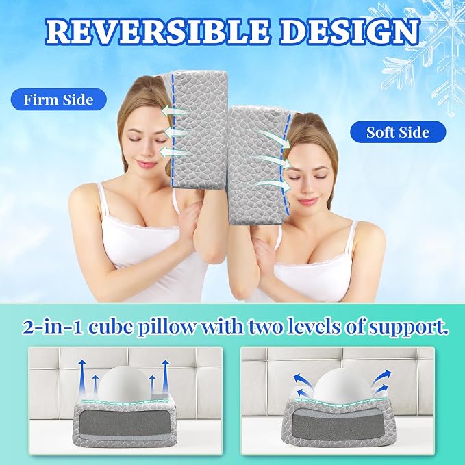 HARBOREST Cooling Cube Pillow - Image 4