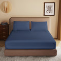 100% Egyptian Cotton Fitted Sheet Queen Size, 600 Thread Count, Soft & Elastic by ZaizaiHome