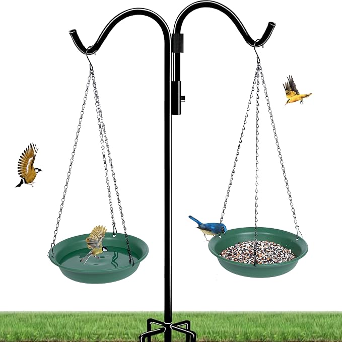 VUWEZ Hanging Bird Feeder & BirdBath - Image 6