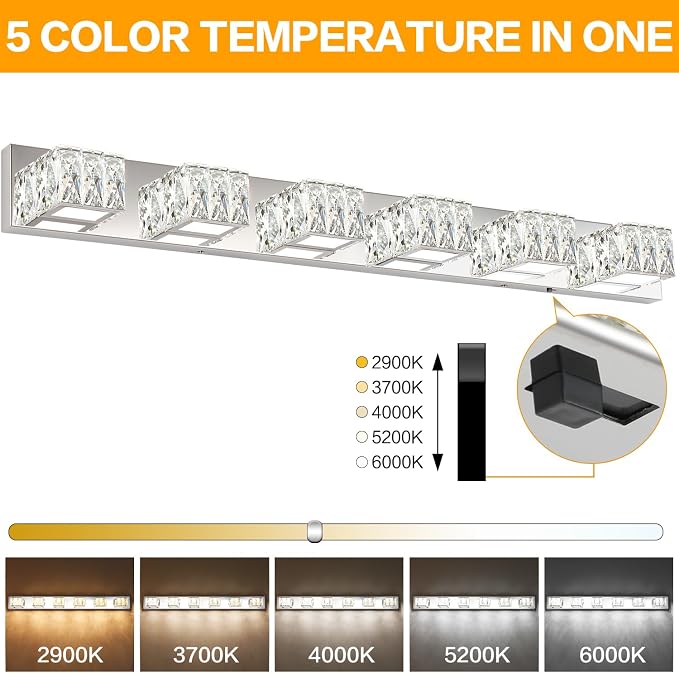 ZUZITO 6 Lights Bathroom Vanity Light - Image 3