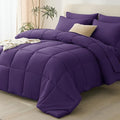 CozyLux Queen Comforter Set Purple by CozyLux