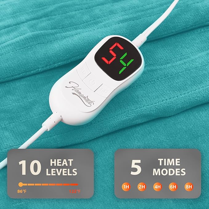 Homemate Electric Heated Blanket Queen Size - Image 4
