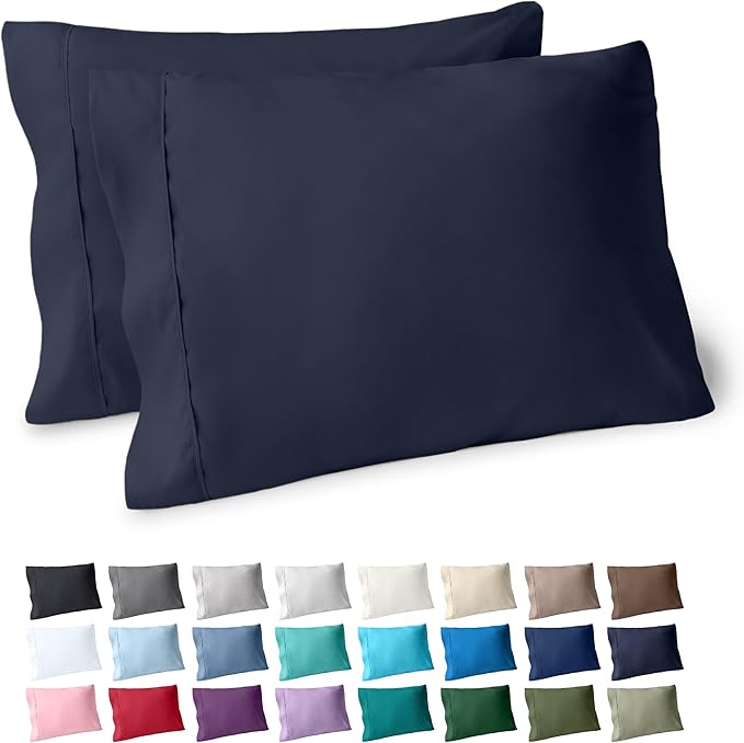 Bare Home Premium 1800 Ultra-Soft Microfiber Pillowcase Set by BareHome