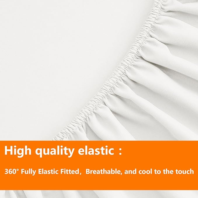 TAIMIT Ivory Queen Size Comforter Set - Image 6