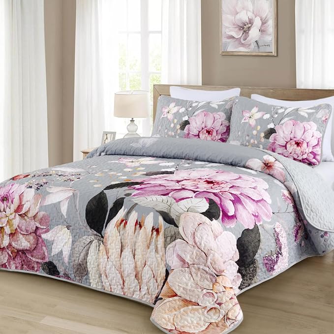 Drucon Floral Quilt Queen Size - Image 3
