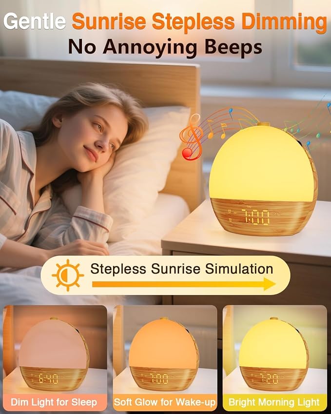 Sunrise Alarm Clock with Sound Machine - Image 2