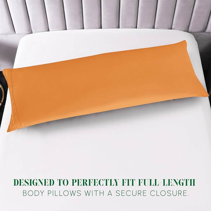Elegant Comfort Luxury Ultra-Soft 1-Piece Body Pillowcase - Image 3